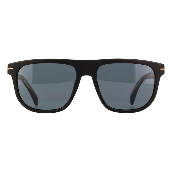 New DAVID BECKHAM Black Square DB7111/S I46IR Sunglasses Women - Picture 2 of 4